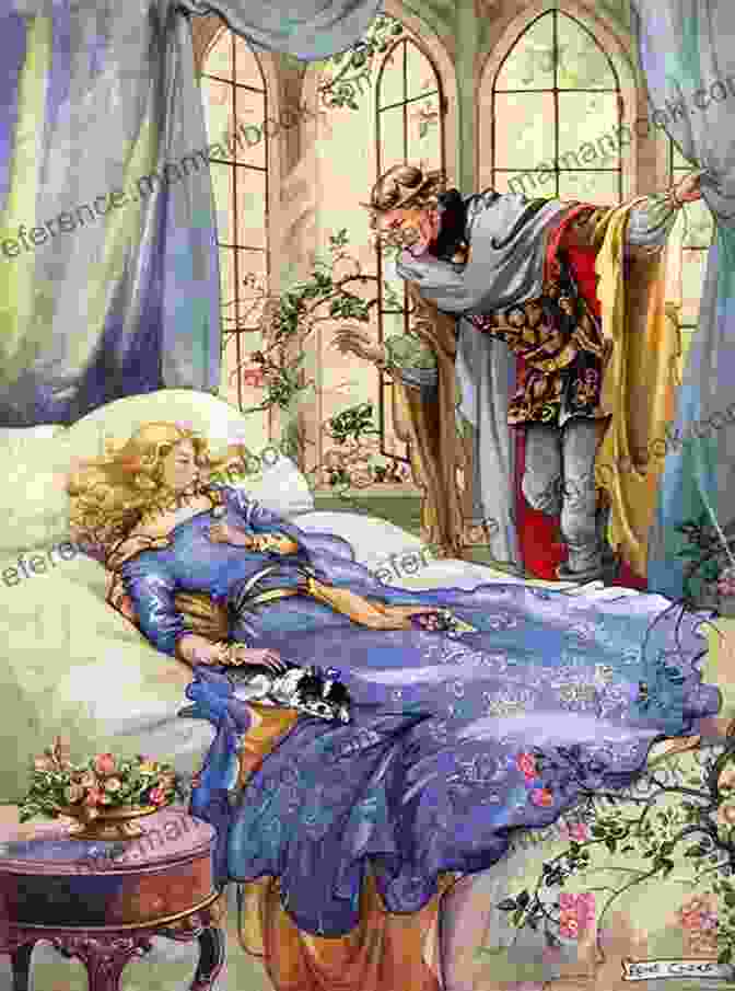 A Beautiful Illustration Of A Fairy Tale Scene With A Princess And A Prince In A Forest Thumbelina: Tales And Stories For Children (Once Upon A Time 1)