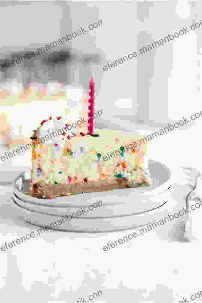 A Birthday Cheesecake With A Colorful Design And A Creamy Filling Topped With Candles Cheesecake: 60 Original And Classic Recipes For Awesome Desserts