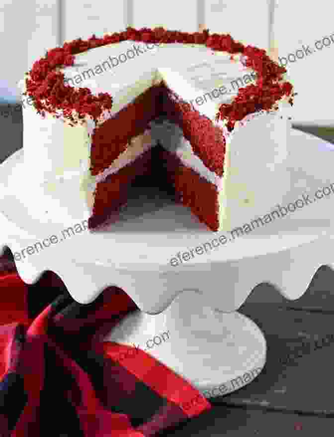 A Close Up Of A Slice Of Red Velvet Cake, Showcasing Its Moist, Tender Crumb Red Velvet (Little Cakes 4)
