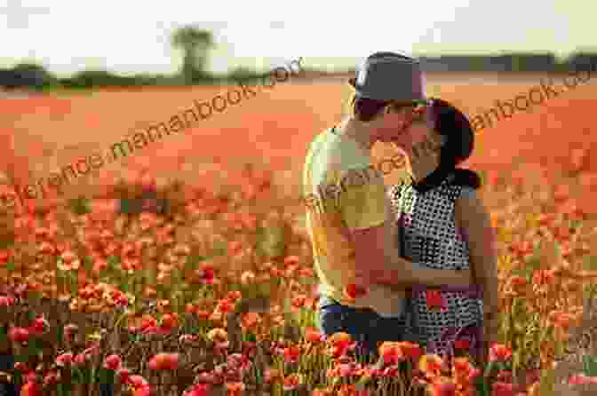 A Couple Kissing In A Field Of Flowers Anthology Of My Own Poems