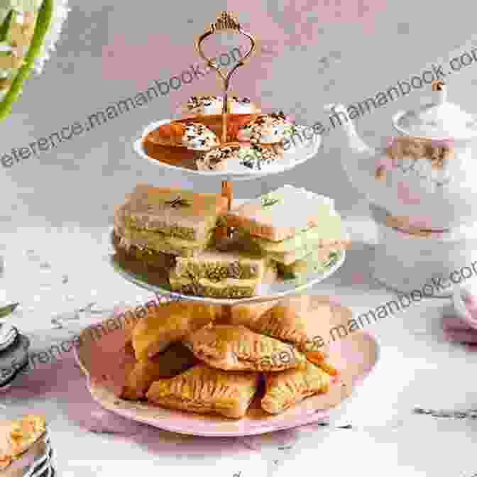 Afternoon Tea At The Tanglewood Tea Shop Is A Delightful Affair, Featuring A Tiered Stand Laden With Delectable Treats And Freshly Brewed Teas. The Tanglewood Tea Shop: A Laugh Out Loud Romantic Comedy Of New Starts And Finding Home (Tanglewood Village 1)
