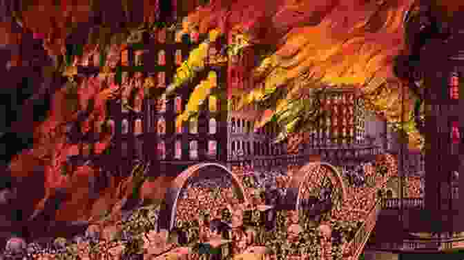 Firefighters Valiantly Battle The Flames During The Great Chicago Fire Chicago S Great Fire: The Destruction And Resurrection Of An Iconic American City