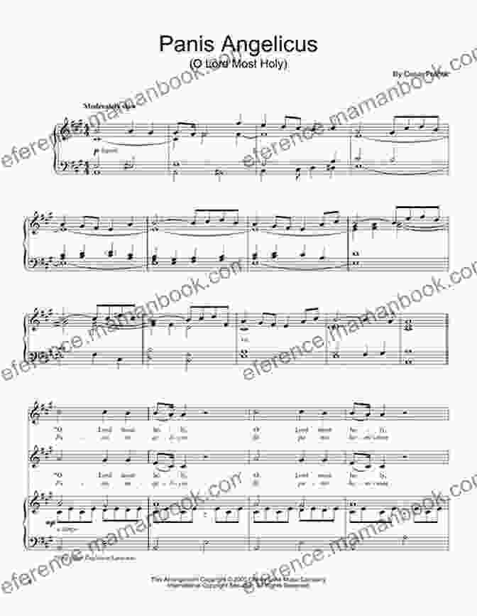 Panis Angelicus Sheet Music Panis Angelicus Cello Piano/Organ: From Messe Solennelle