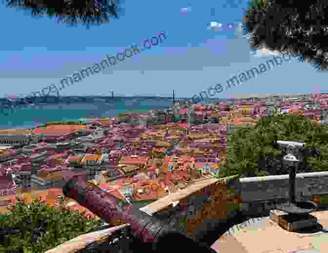 Panoramic View Of Lisbon City With Its Iconic Landmarks, The Sao Jorge Castle And The 25th April Bridge, Under A Dramatic Sky Fernando Pessoa Co : Selected Poems