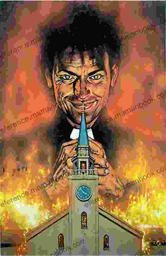 Preacher Justice Standing In Front Of A Burning Building With A Gun In His Hand Preacher S Justice/fury Of The Mt Man (The First Mountain Man 10)